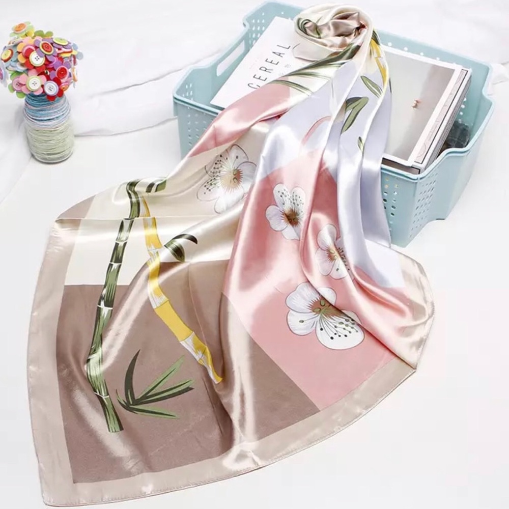 Silky scarf